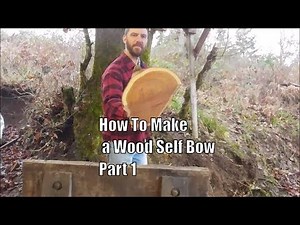 How to Make a Wood Self Bow, Part 1. (Laying Out the Design on the Stave)