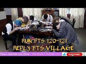 RUN BTS EP 120-121 ENG SUB FULL EPISODE | REPLY BTS VILLAGE |RM, JIN, SUGA, J-HOPE, JIMIN, V, JK💋💖