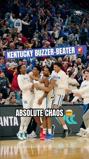 The arena sound on Kentucky's buzzer-beater 🗣️