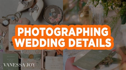 Wedding Photography ¦ How to Photograph Wedding Details, Dress and Reception Lighting (Tutorial)