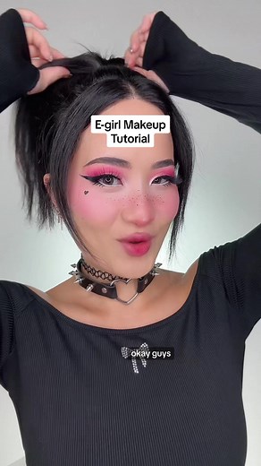 Transforming with E-Girl Makeup Tutorial