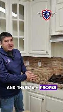 ✨ Degreasing the cabinets is one of the most important steps before painting, it helps the paint