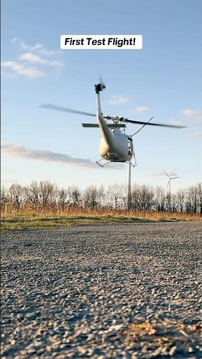 First Test Flight- It Works! 😍 Vom Modellbausatz zum flugfähigen RC-Heli 1:32 #rchelicopter