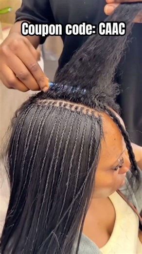 Mini Braids Leave Out w/ Sew In Tutorial😯Natural Hair Protective Style Ft.#ulahair #minibraids