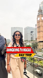 6.2K views · 1K reactions | Hong Kong to Macau- Day Trip in a public bus for just $65 HKD, exploring the city like a pro using free shuttle buses! ✨ Wandered through Macau’s iconic casinos and even enjoyed free snacks along the way.  Budget travel, unforgettable experiences!  #backpackwithmahalakshmi #backpackwithm [ Hongkong to Macau, Macau on a budget, Budget Day Trip, Public Buses to Macau, Free Shuttle Macau, Macau Casinos] | Backpack With Mahalakshmi | Facebook