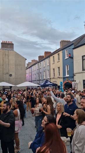 The crowd is absolutely buzzing here at The Churchyard Sessions for Blessed! | Waterford In Your Pocket