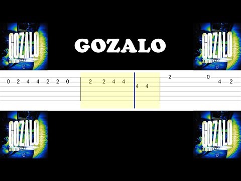 GOZALO (Easy SLOW Guitar Tabs Tutorial) Ariis