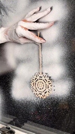 I Tried This Winter Window Trick and the Result Looks Unreal 👀 #christmas #diy