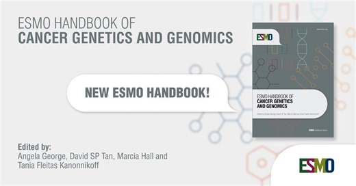 📣 Calling ESMO Members: have you downloaded the ESMO Handbook of Cancer Genetics and Genomics? 👉 Listen to Angela George and David SP Tan explain how this Handbook will help you strengthen your genomic literacy to support your clinical decision making process. Learn about inherited genetic syndromes, key somatic and germline mutations in different tumour groups and much more! 🔗 ESMO Members can download the book here: https://ow.ly/CObp50XaE8L | ESMO - European Society for Medical Oncology