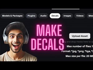 How to Make and Upload Decals in Roblox Mobile or PC (Roblox Studio Decals Guide)