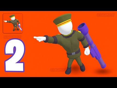 Never Surrender Gameplay Walkthrough Part 2 - Tutorial Army Commander War Soldier (Android,iOS)