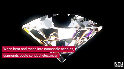 Scientists at NTU Singapore, MIT make electrifying diamond find