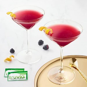 This Blackberry-teani recipe is made with calorie-free Truvia Natural Sweetener, so you can share the sweetness with less sugar. Click here for the recipe: https://bit.ly/3q8pkVm | Truvia | Facebook