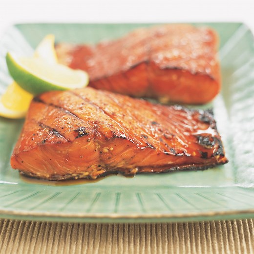 Grilled Salmon with Maple-Soy Glaze | America's Test Kitchen