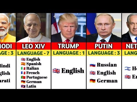 200 Countries States Leaders How Many LANGUAGE They Can Speak