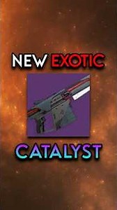 NEW CATALYST FOR ALL EXOTICS! #bungiedestiny #destiny2 #destiny2pve