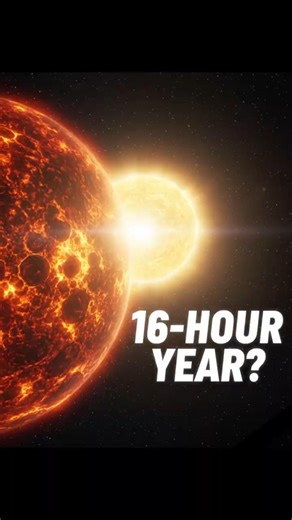 This Planet’s Year Ends in 16 Hours (Mind-Blowing) #space #NASA