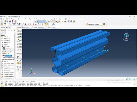 How to create screws connection using fasteners option in Abaqus ?