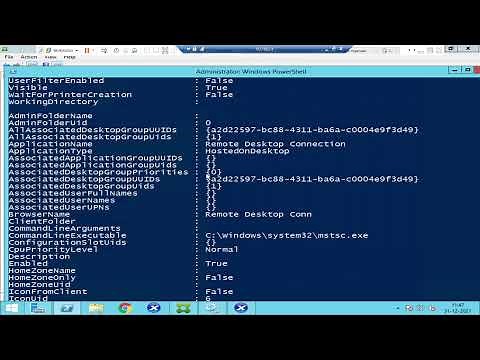 Citrix- How to get the complete list of published applications using Powershell