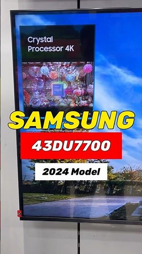 Samsung Crystal 4K UHD TV 2024 || 43DU7700 Review | 60s Review #samsung_du7700 #43DU7700 #ytshorts