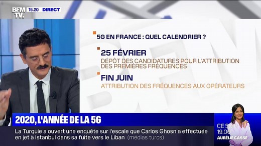La 5G arrive en France en 2020 Les opérateurs peuvent déjà envoyer leur candidature pour les fréquences | BFMTV