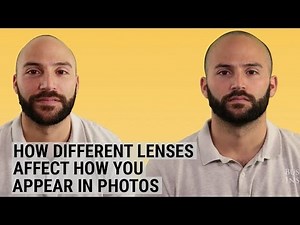 How different camera lenses affect how you appear in photos