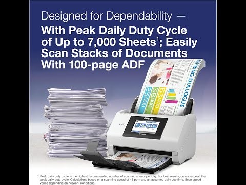 Epson DS-790WN Printer Review: Fast Wireless Network Scanner with PC-Free Duplex Scanning