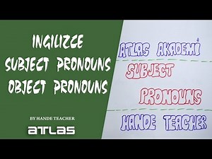 Subject Pronouns - Object Pronouns