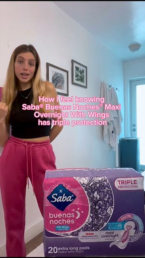 You can't touch this... but you can order your Saba® pads on Amazon, though 🤔 . . . . #Saba #untouchable #SabaPads #SabaBuenasNoches #Meme #Funny #Period #reels | Saba
