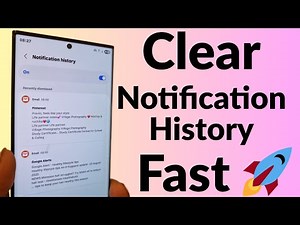 How to Delete Notification History on Android Settings easily