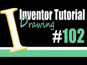 102 Inventor Drawing Tutorial: Auxilary View, customized view