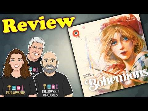 Bohemians Board Game Review – Beautiful Tableau Builder or Overrated?