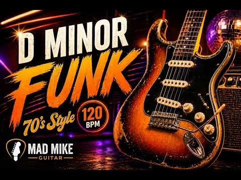 Tight D Minor Funk Backing Track (120 BPM) | Groovy Jam | D Dorian & Pentatonic Flow
