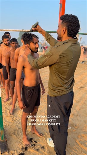 Veerat Choudhary on Instagram: "इसको तो टकला कर दिया #आर्मी"