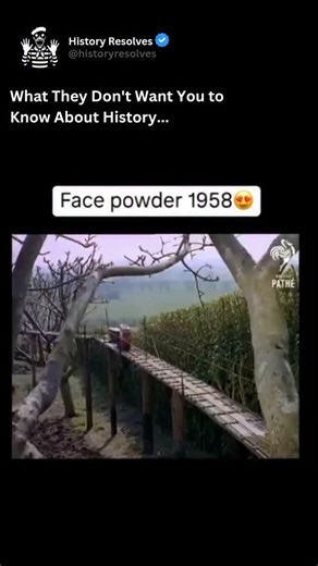 History | Ancient History on Instagram: "In 1958, face powder was a central component of women’s daily makeup routines, reflecting both the fashion trends and beauty ideals of the post-war era. Typically made from talc and finely milled pigments, face powder was used to create a smooth, matte complexion, reduce shine, and set foundation for longer-lasting wear. Popular brands like Max Factor, Revlon, and Coty offered powders in compact cases with applicator puffs, allowing women to carry and tou