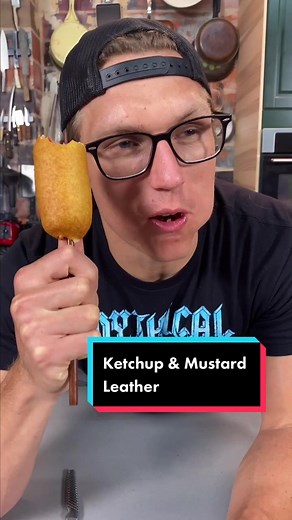 You thought BBQ Leather was it? THINK AGAIN! Hello Ketchup and Mustard leather. #fyp #foryou #food #ketchup #mustard