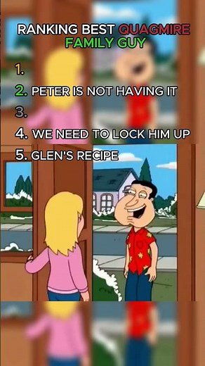 Ranking Best of Quagmire Moments in Family Guy