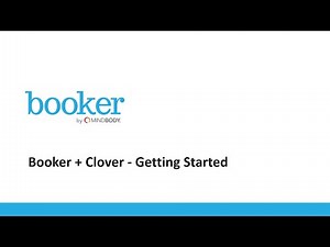 Booker + Clover 101 Getting Started