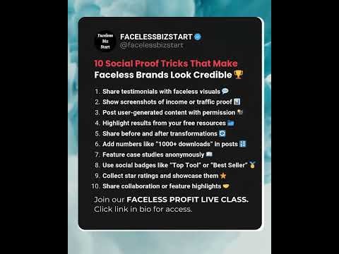 10 Social Proof Tricks That Make Faceless Brands Look Credible