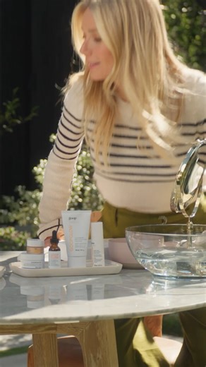 1.1K views · 18 reactions | Gwyneth just shared her spring skin-care routine. Our associate beauty director, Megan, sat down with GP to talk about aging, motherhood, and skin secrets (despite their age difference, they share a lot of the same tips). Click here to watch GP’s step-by-step tutorial—and for her all-time favorite products she swears by for glowy, hydrated skin: https://goop.com/645e2ebb | goop | Facebook