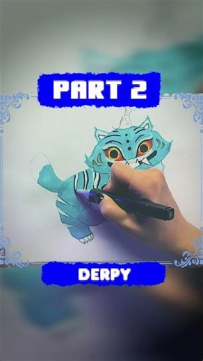 How to Draw Derpy Tiger From K-Pop Demon Hunters | Easy Step-by-Step | Full Process