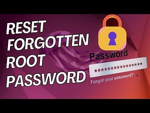 How To Reset Forgotten root Password in Ubuntu