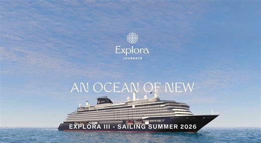 Launching in summer 2026, Explora III joins the Explora Journeys fleet. Sailing between the Mediterranean, Northern Europe, and the east coasts of the United States and Canada. Contact me if you want to learn more about Explora journeys. #ExploraJourneys #OceanStateOfMind #SailUnique | Sheepscot Travel