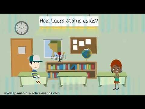 Greetings in Spanish (Saludos en español) Basic Spanish Course 1