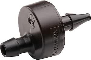 Rain Bird CVD1010PKXS Drip Irrigation Dripper/Emitter with Built-in Check Valve, 1 Gallon Per Hour, 10-Pack
