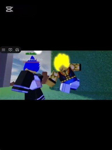 Gogeta can aura farm Even in roblox😭✌️