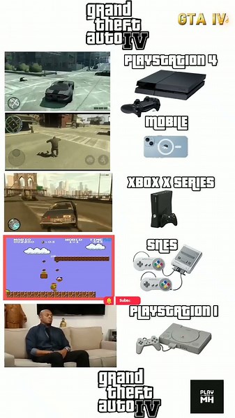 GTA 4 Then vs Now - Every Console Tested #gta #graphics #shorts