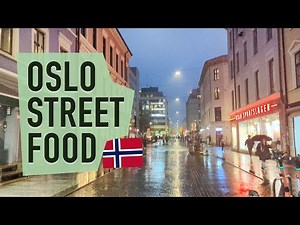 OSLO STREET FOOD and TORGGATA in Oslo, Norway 🇳🇴 | 4K Walking Tour