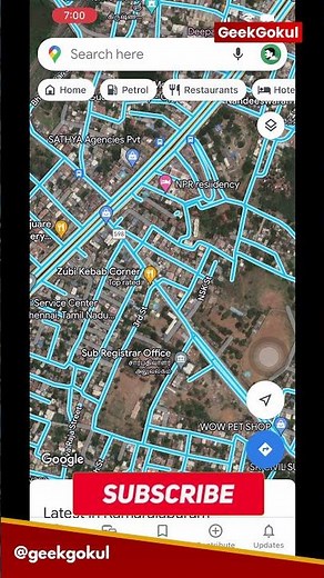 How to use the Google Map Street View | Geek Gokul - Tamil