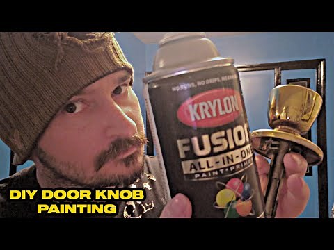 How to Spray Paint Door Knobs